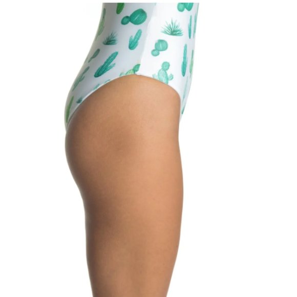 🌼Faherty Mykonos Cactus Desert Plant Print One-Piece Swimsuit - Picture 8 of 9